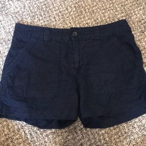 Banana republic navy short linen